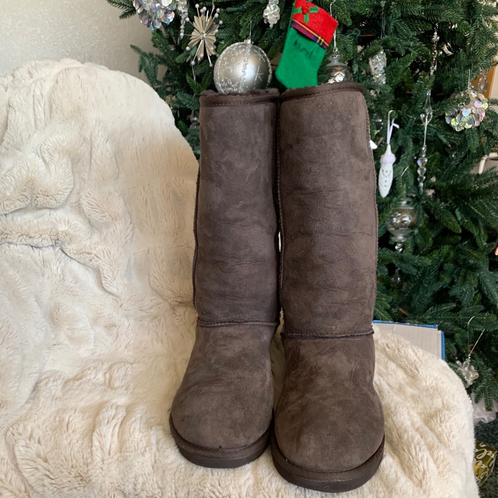 Classic II Genuine Shearling Lined Tall Boot - Picture 2 of 6